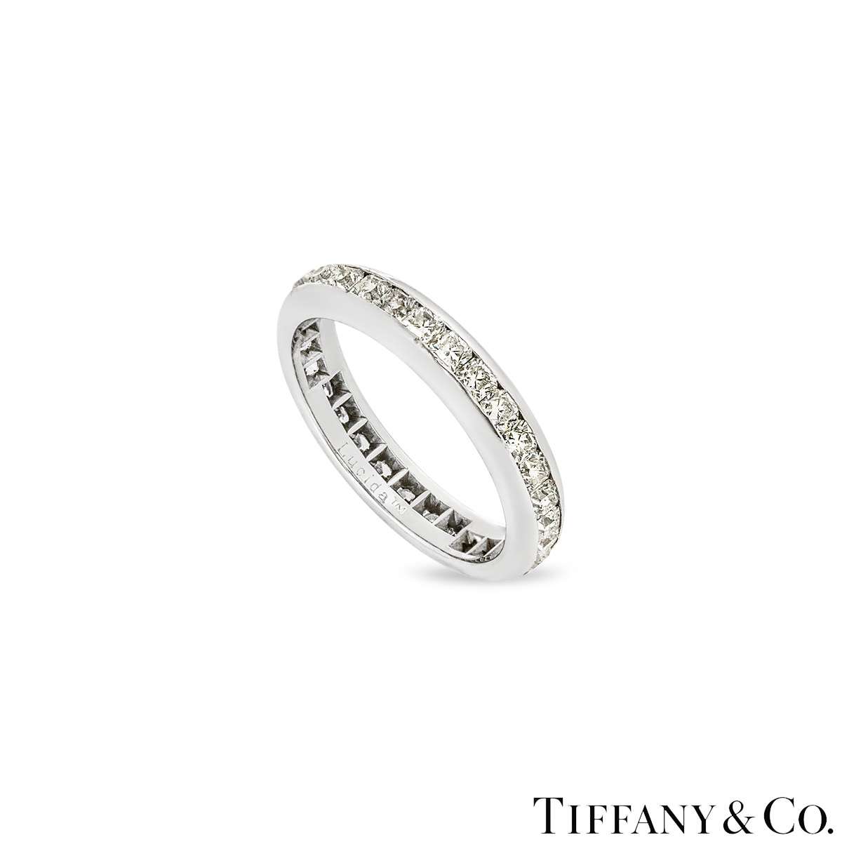 Tiffany & Co. Platinum Lucida Diamond Full Eternity Ring 1.42ct 15264314 Tiffany & Co. Platinum Lucida Diamond Full Eternity Ring 1.42ct 15264314